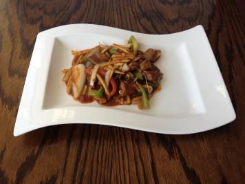 Beef with vegetables & Szechuan Sauce