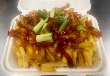 Crispy Chilli Chicken Loaded Fries