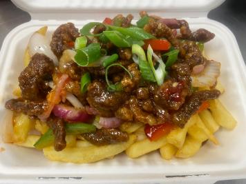 Crispy Chilli Beef Loaded Fries 